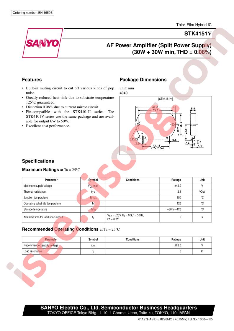 STK4151V