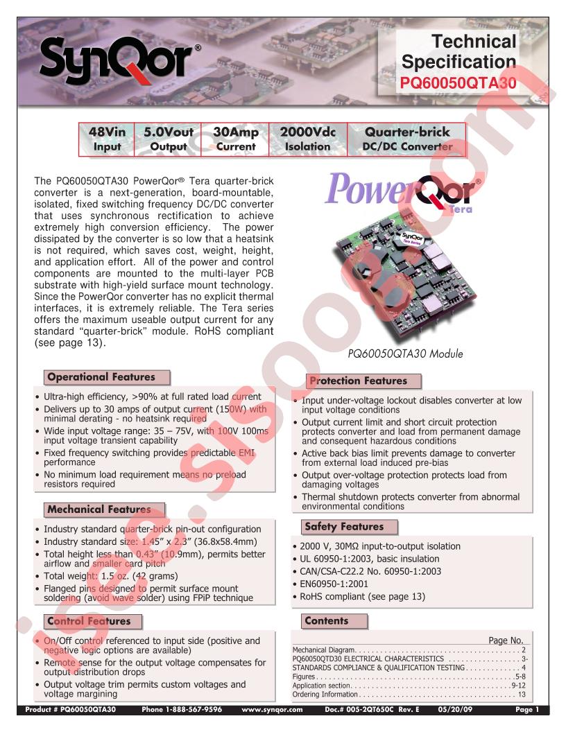 PQ60050QTA30