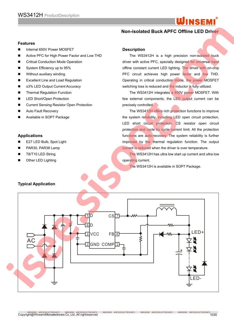 WS3412H