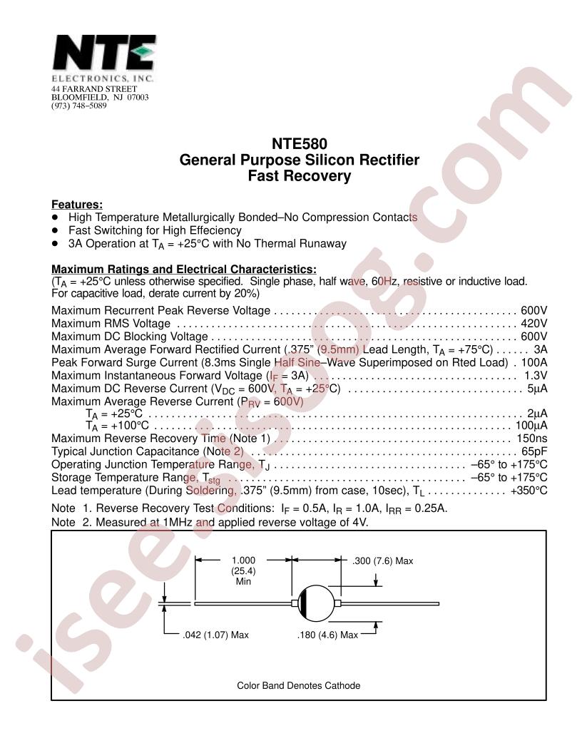 NTE580