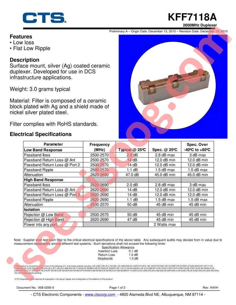 KFF7118A