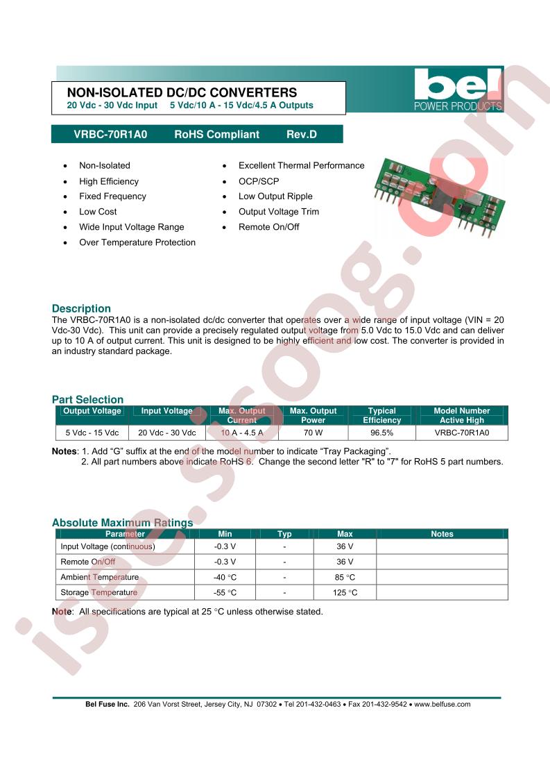 VRBC-70R1A0