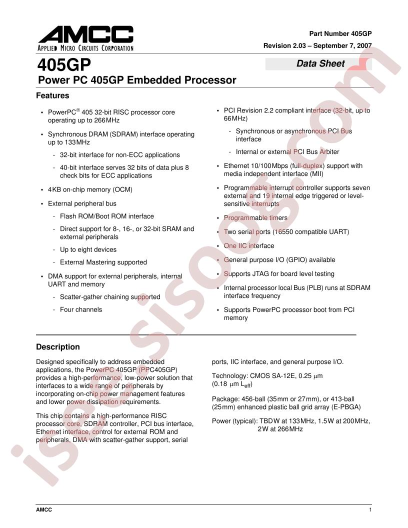 PPC405GP-3FE200CZ