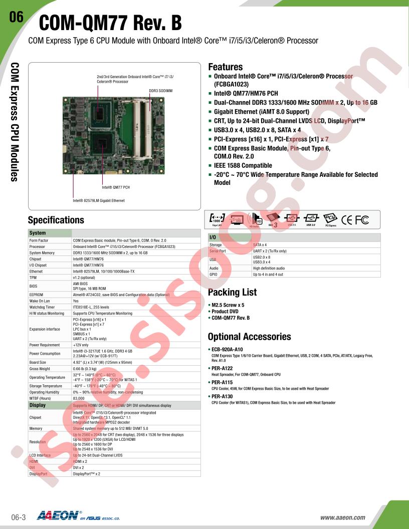 COM-QM77-B11