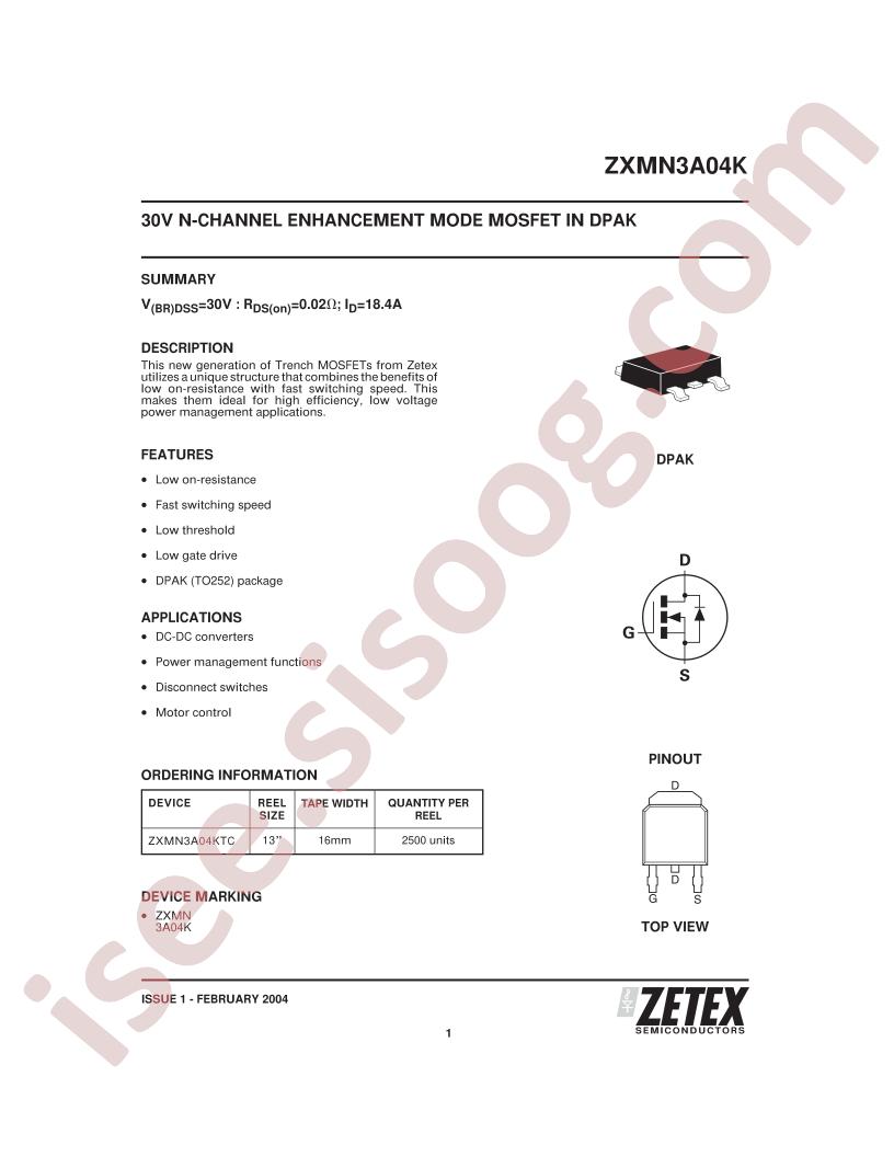 ZXMN3A04K