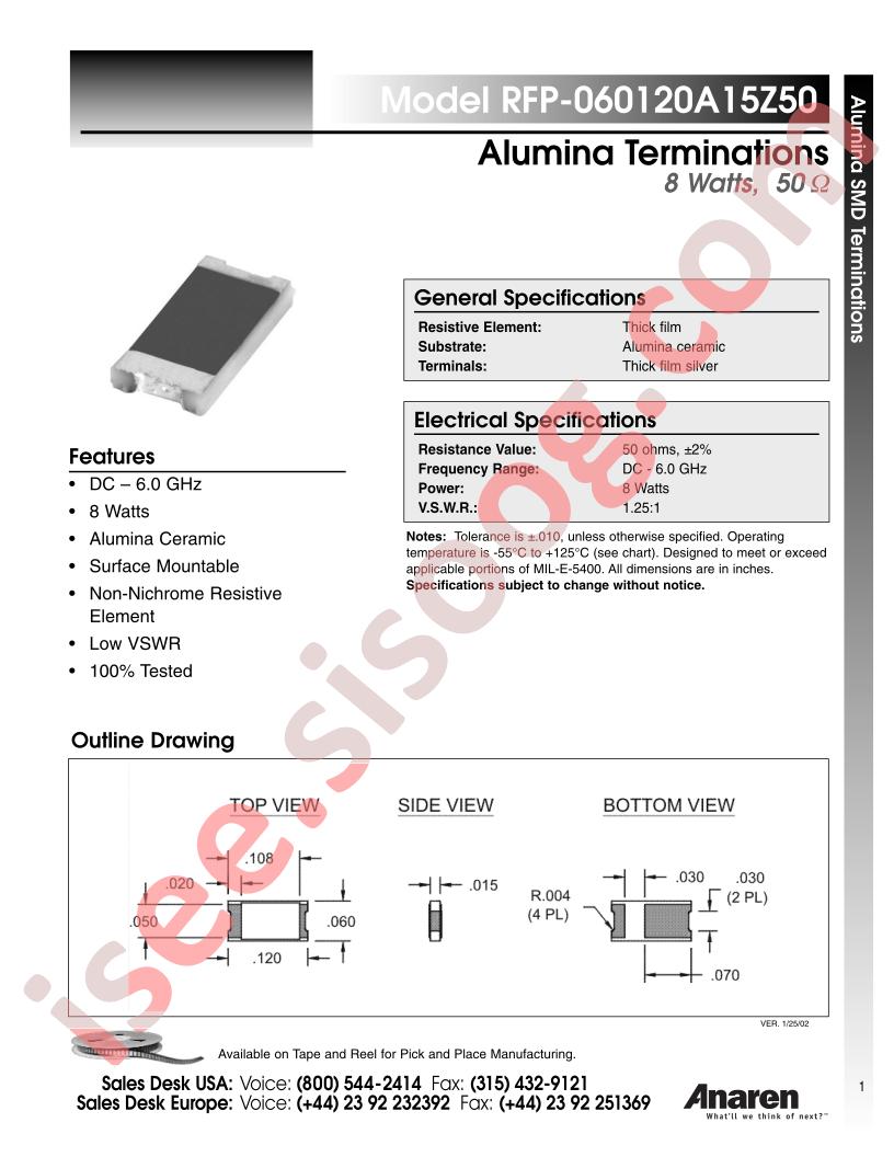 RFP-060120A15Z50