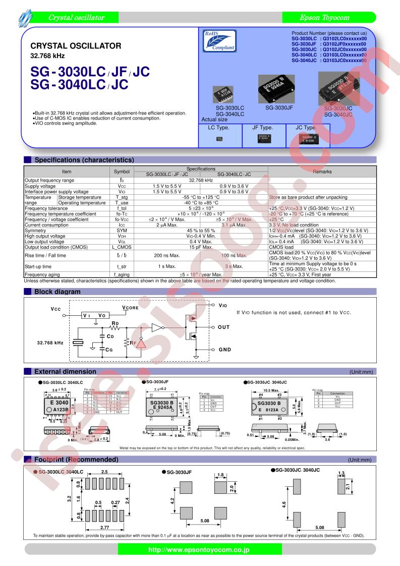 SG-3030JC