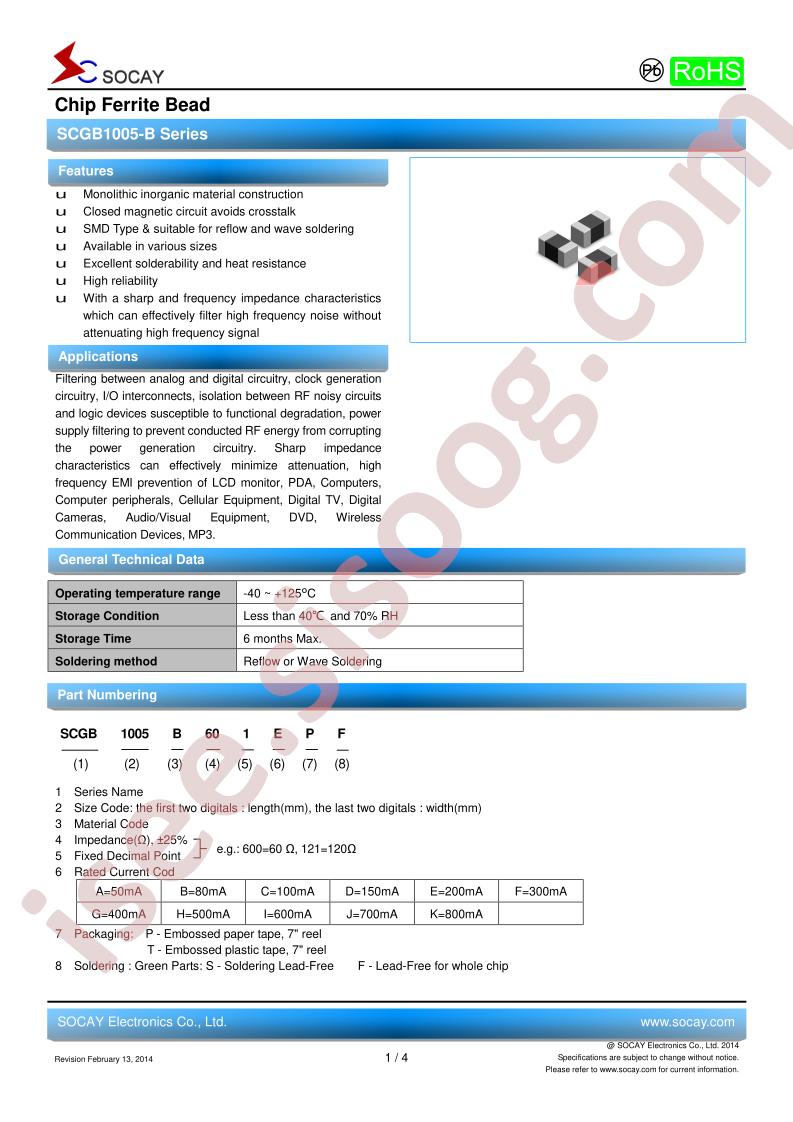 SCGB1005B152DPF