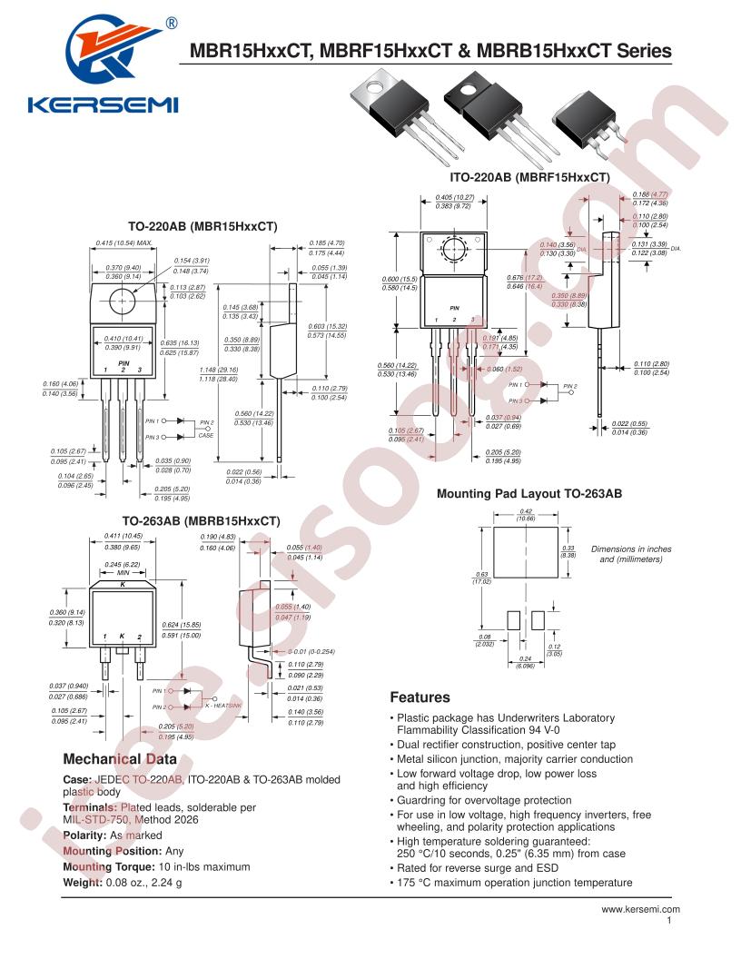 MBR15H60CT