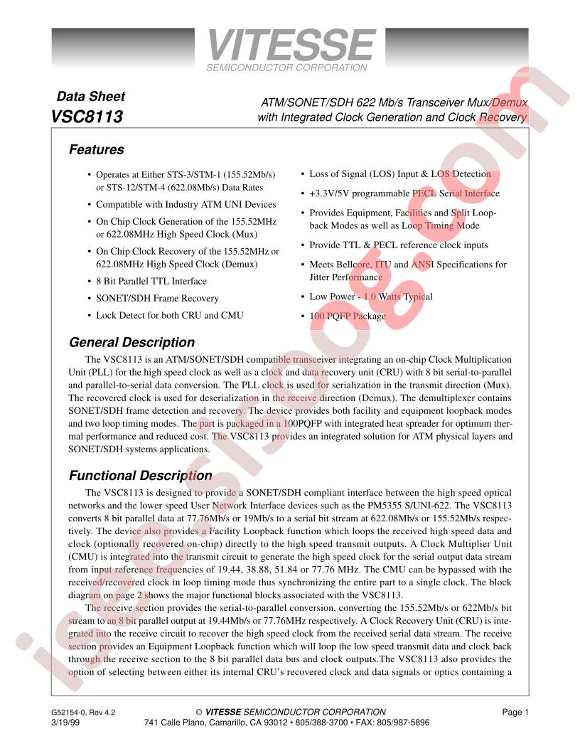 VSC8113QB