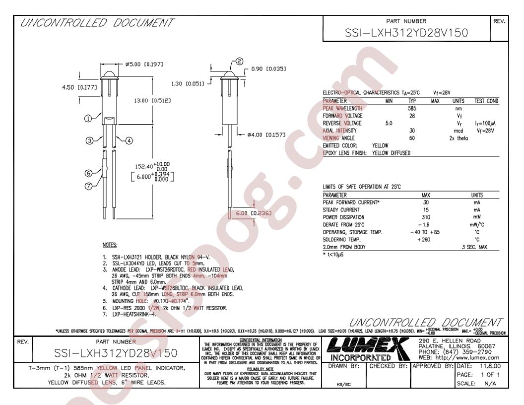 SSI-LXH312YD28V150