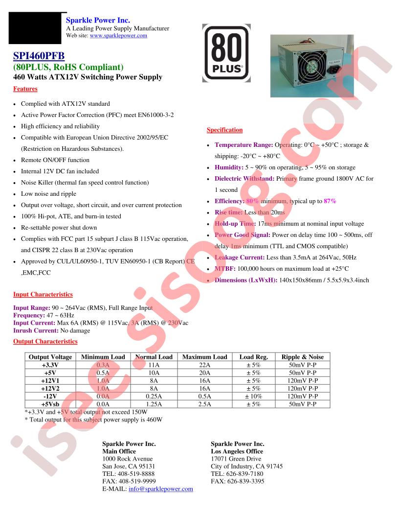 SPI460PFB