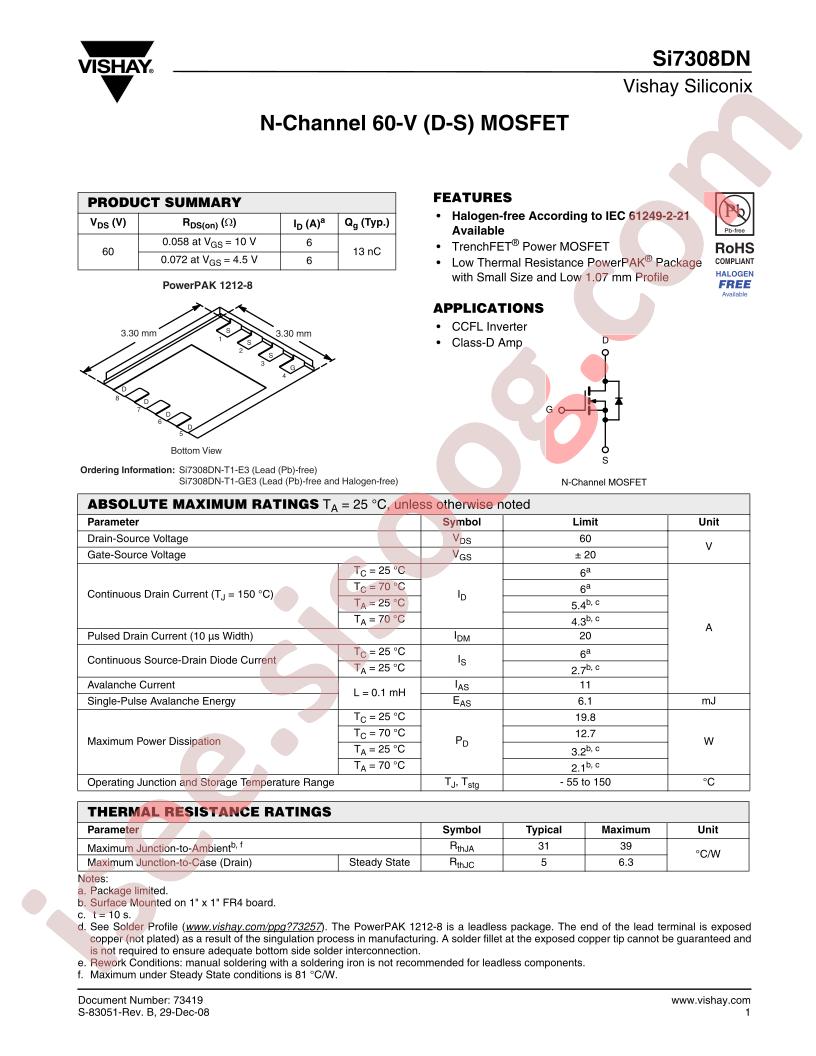 SI7308DN