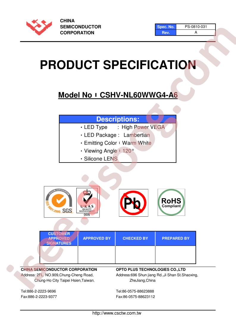 CSHV-NL60WWG4-A6