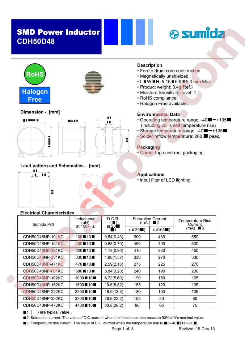 CDH50D48NP-102KC