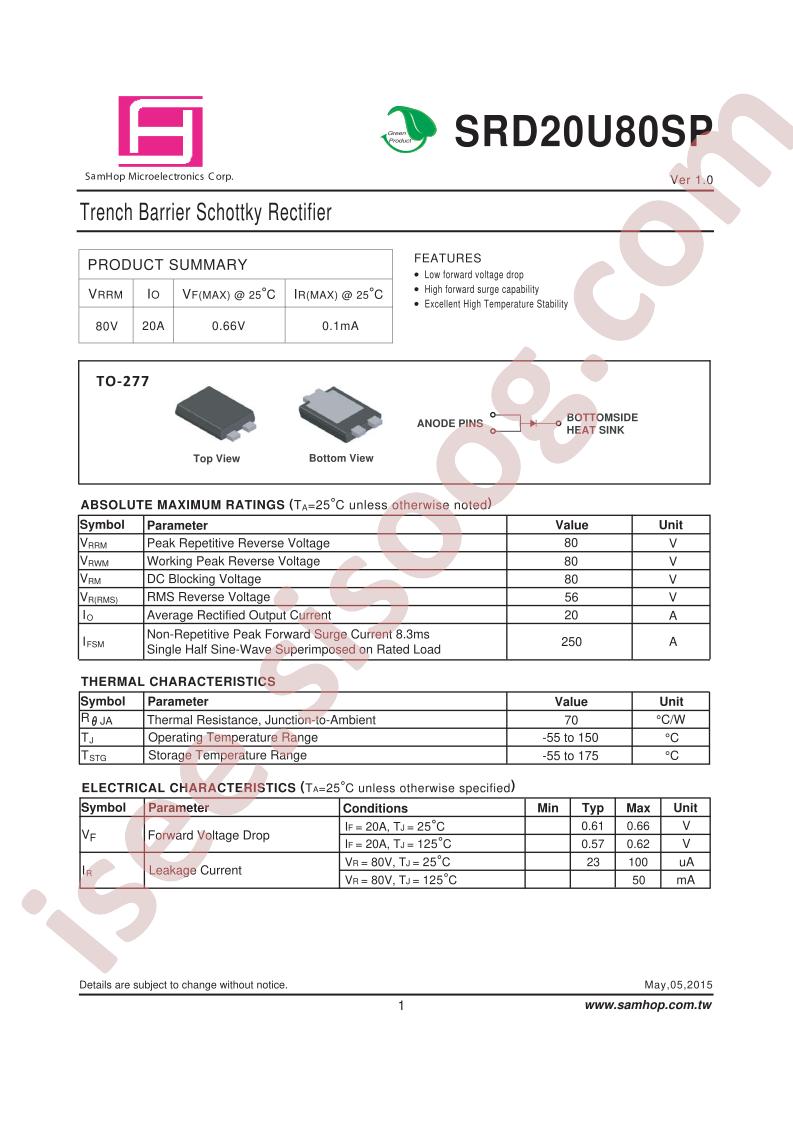 SRD20U80SP