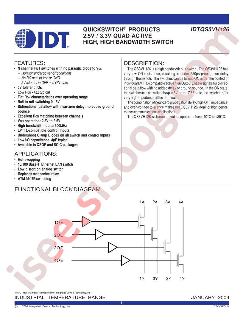 IDTQS3VH126