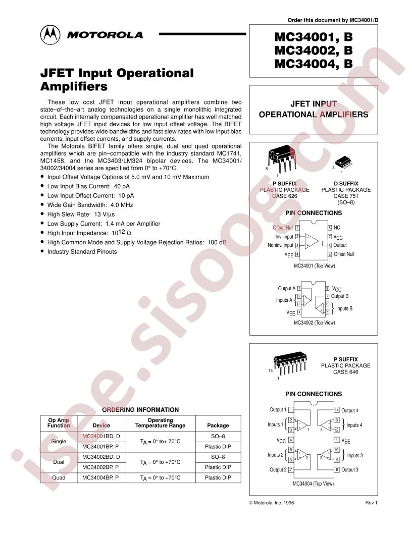 MC34001BD