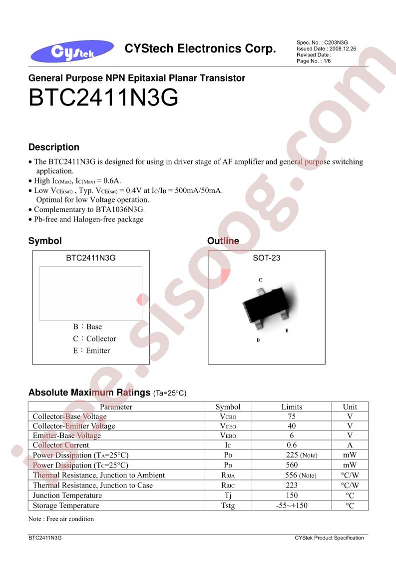 BTC2411N3G