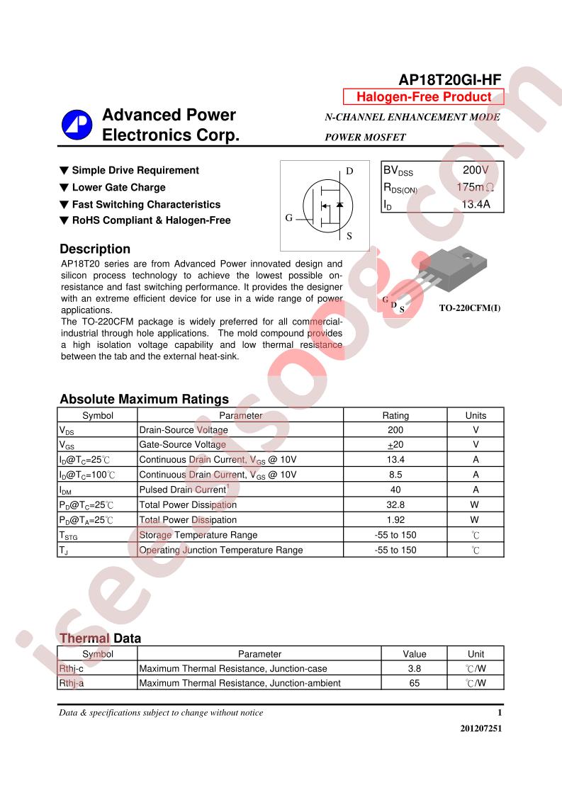 AP18T20GI-HF