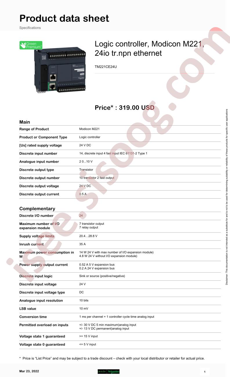 TM221CE24U