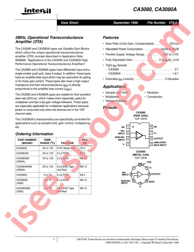 CA3080AE