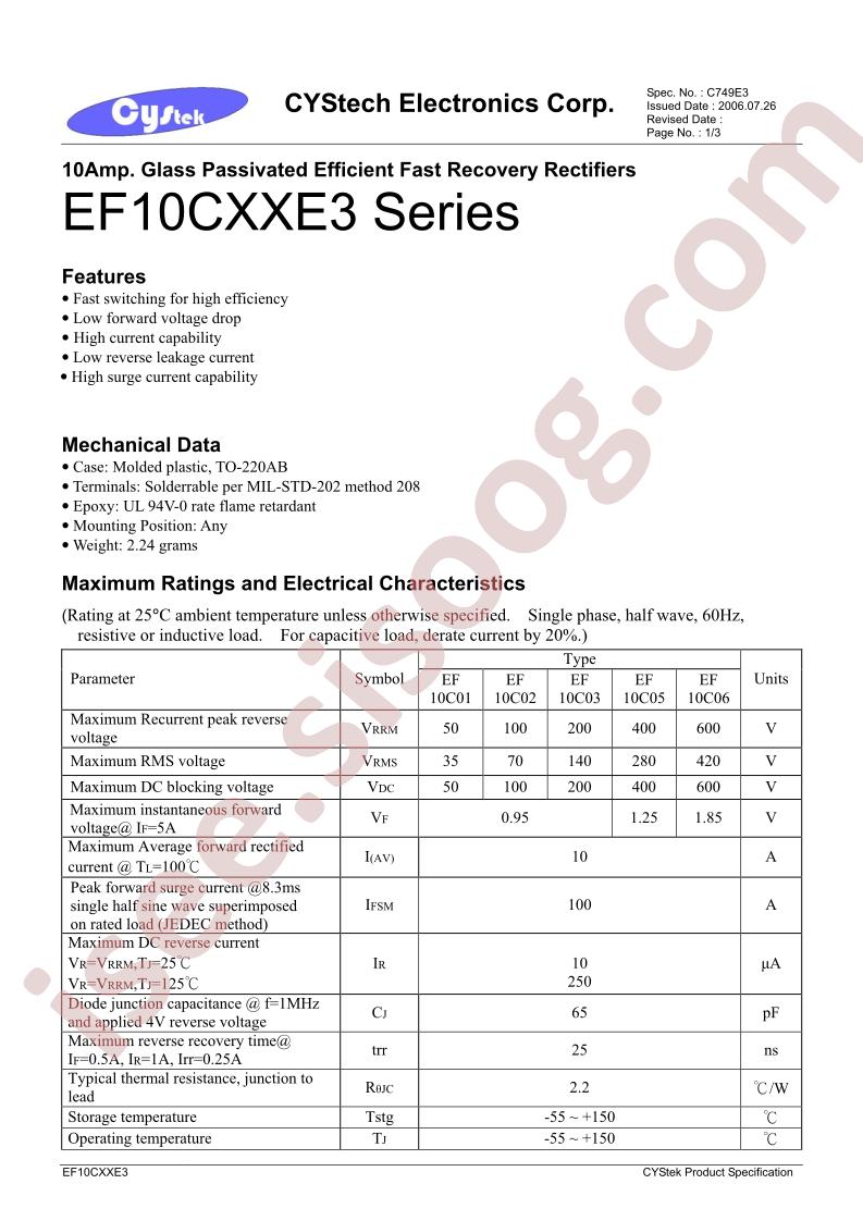 EF10CXXE3
