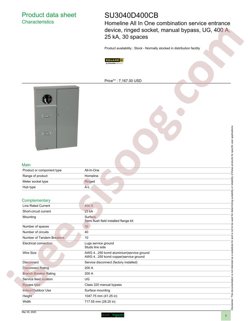 SU3040D400CB
