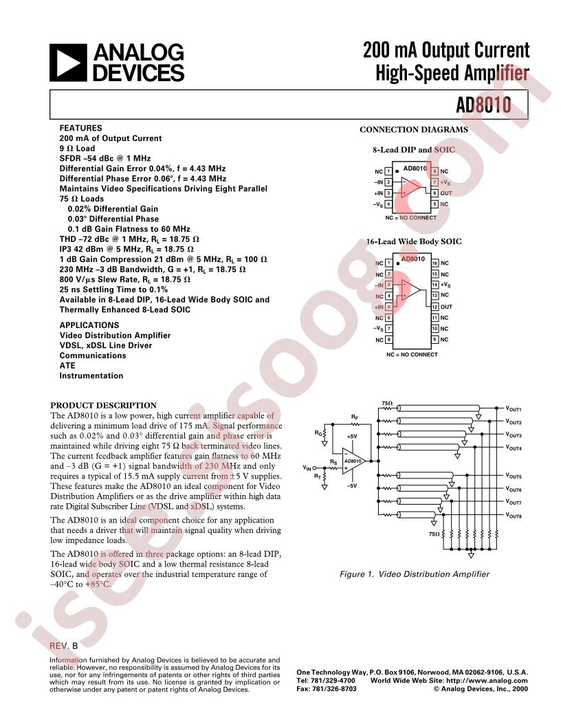 AD8010AR-16-REEL