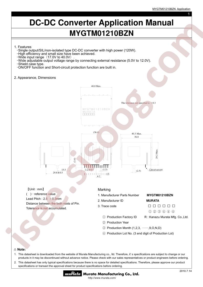 MYGTM01210BZN