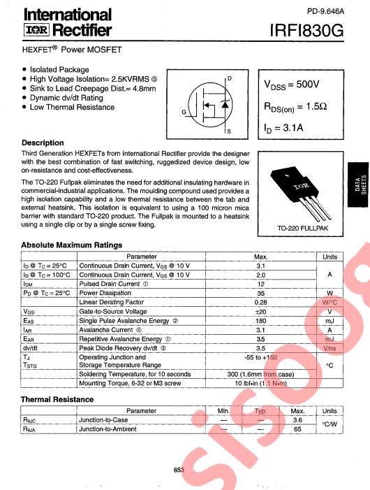 IRFI830G