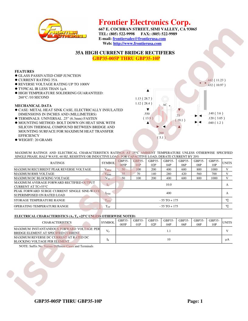 GBP35-005P