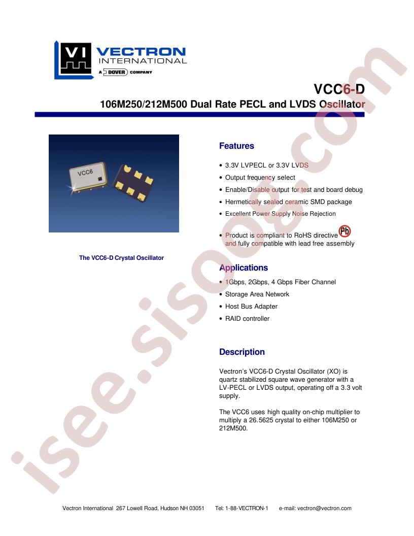 VCC6-DLB-106M25