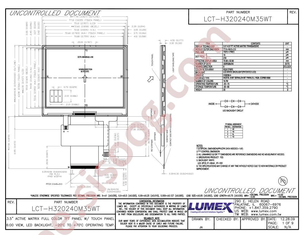 LCT-H320240M35WT