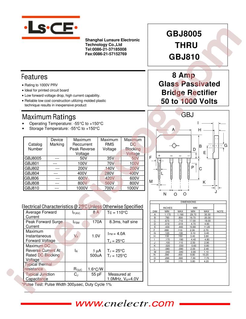 GBJ8005