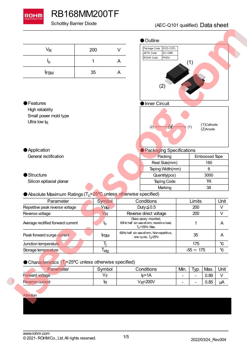 RB168MM200TF