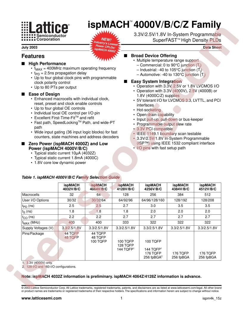 LC4256V-75T100C