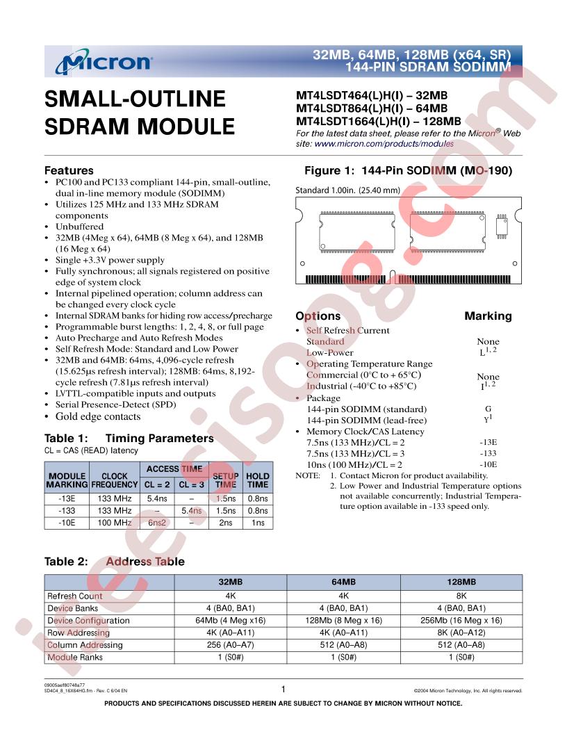 MT4LSDT1664HG