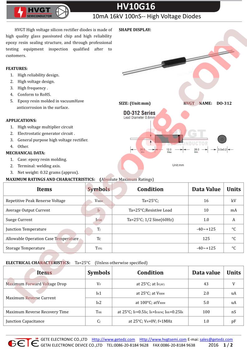 HV10G16