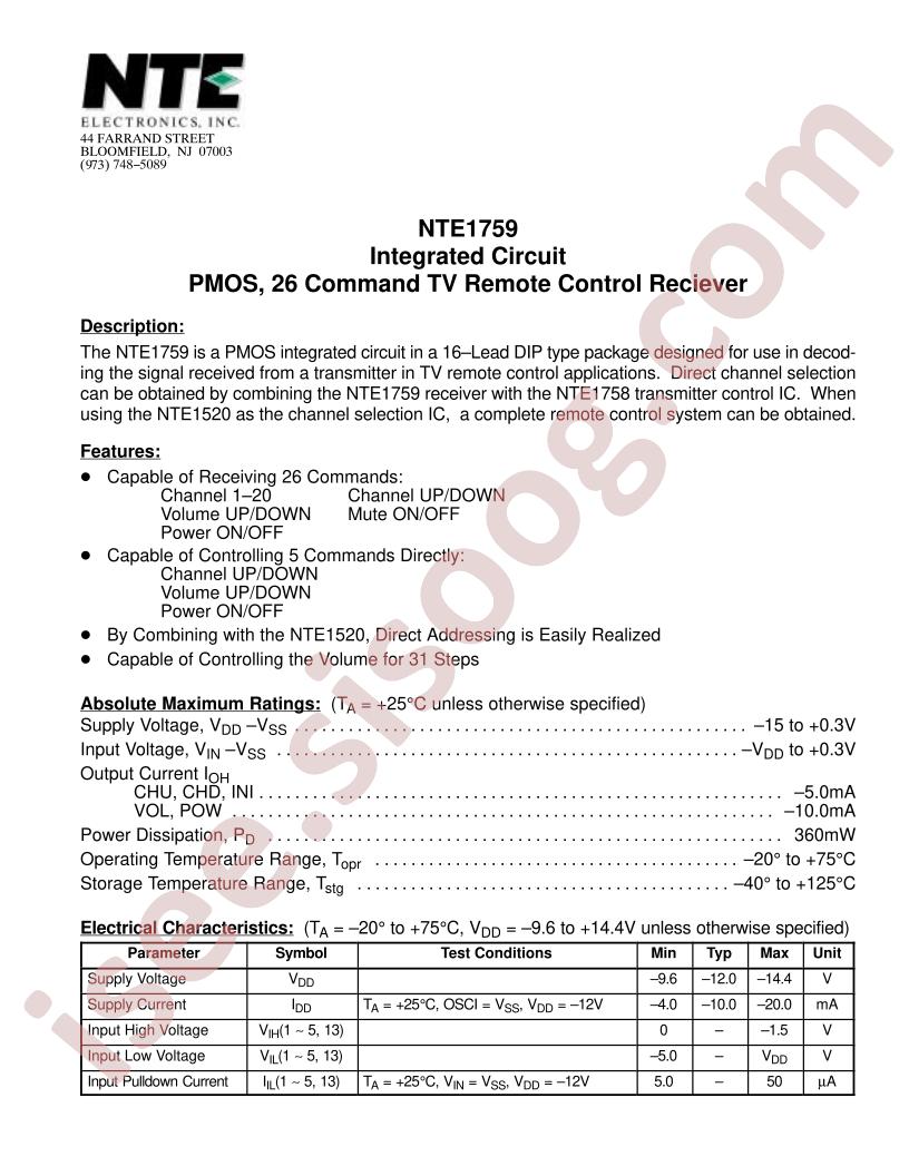 NTE1759