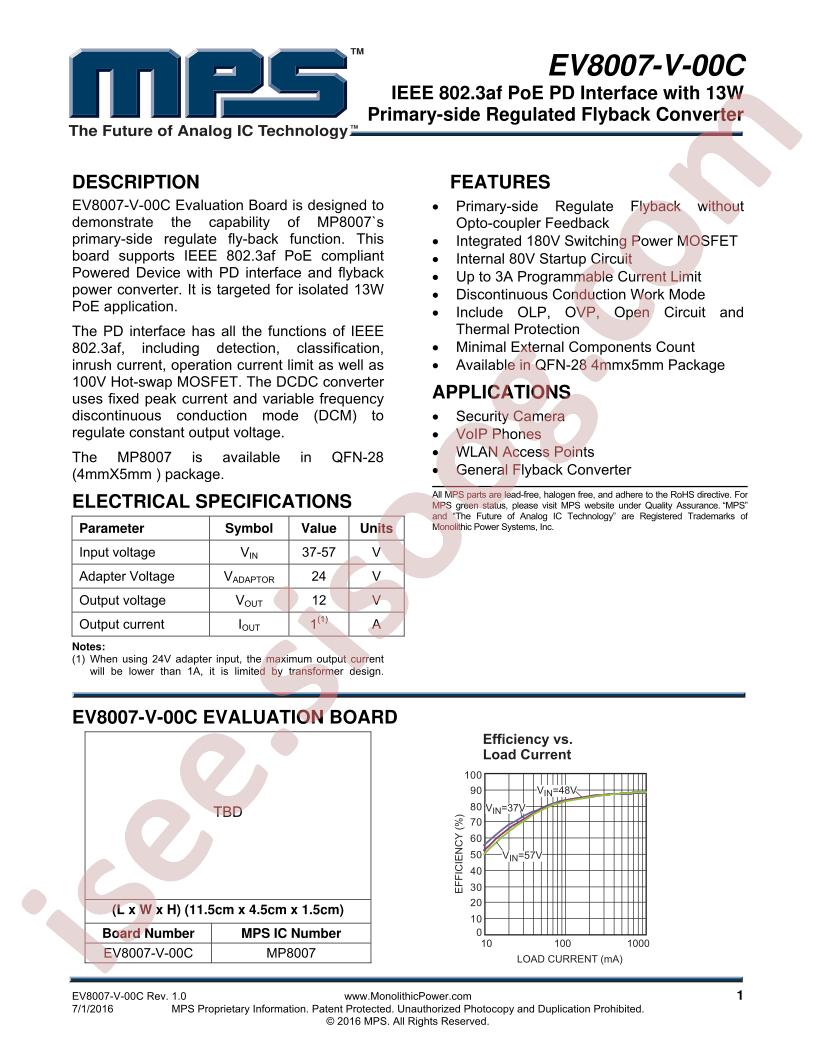 EV8007-V-00C