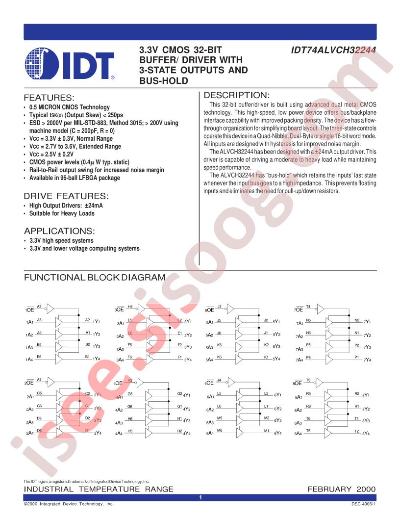 IDT74ALVCH32244
