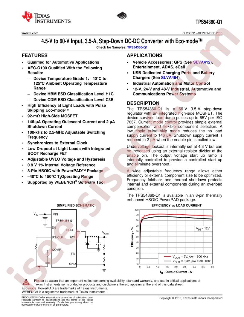 TPS54360-Q1