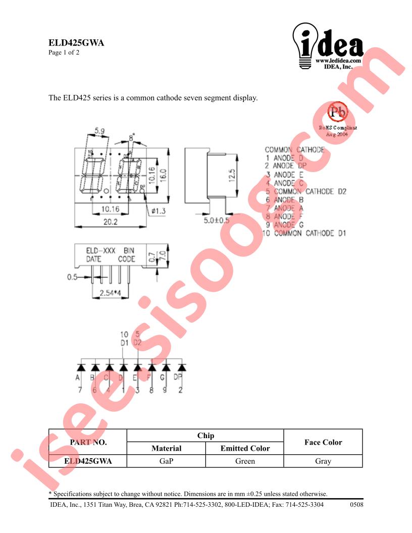 ELD425GWA