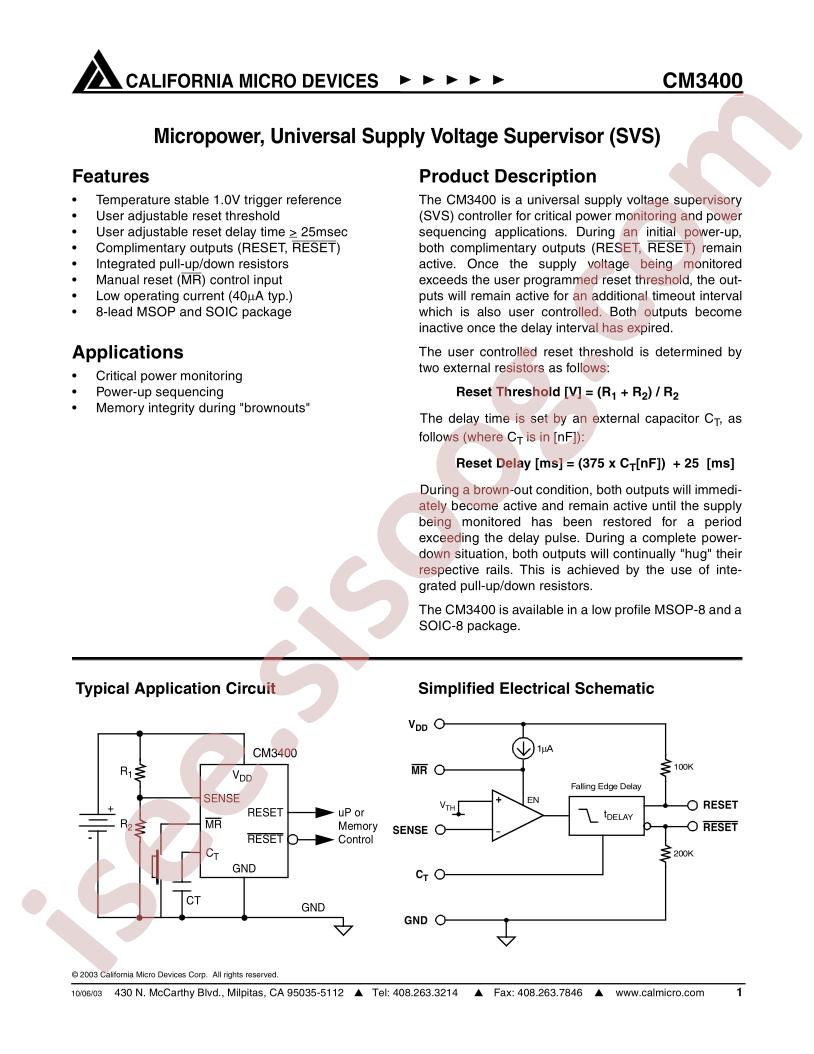CM3400-00MS