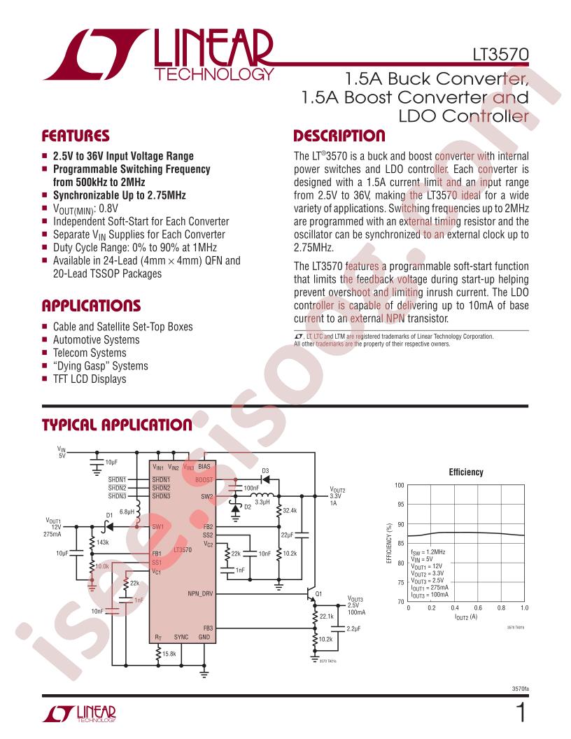 LT3570EUF-PBF