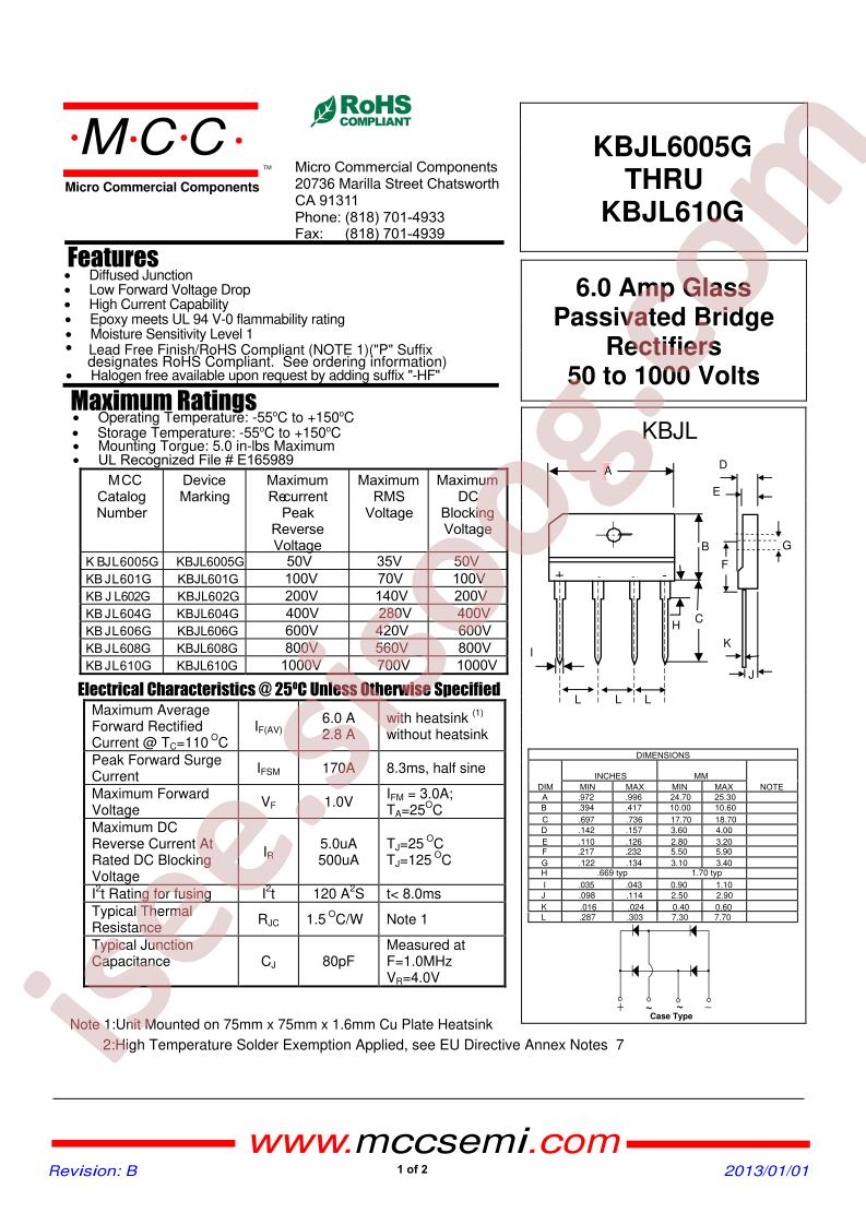 KBJL6005G