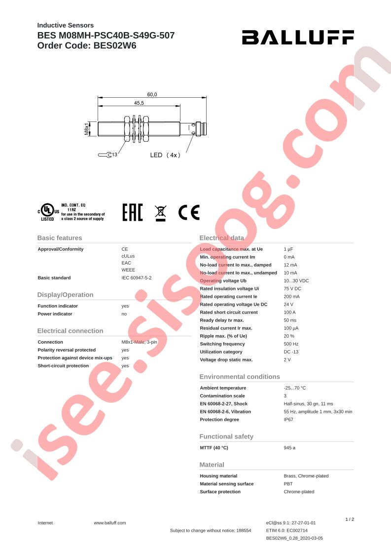 BESM08MH-PSC40B-S49G-507