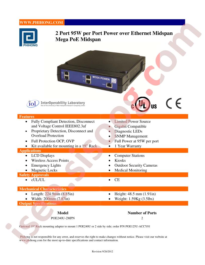 POE240U-2MPN