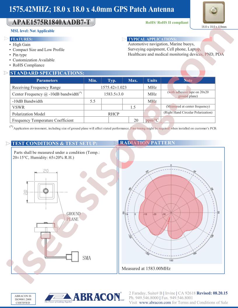 APAE1575R1840AADB7-T